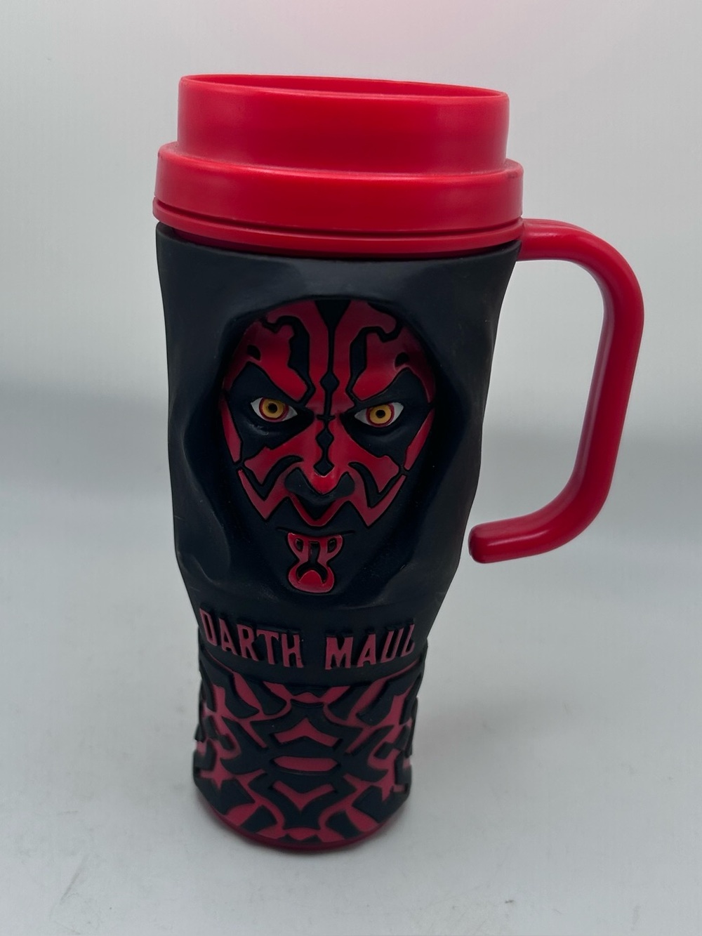STAR WARS EPISODE 1  DARTH MAUL Vintage 90s 3D Travel Mug Tumblr Applause RARE